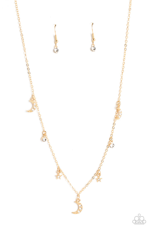Lunar Lagoon - Gold - Paparazzi Accessories