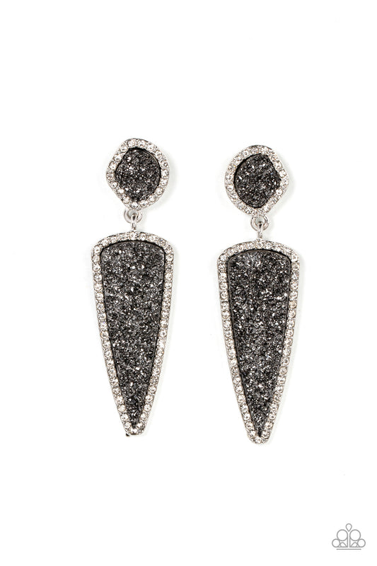 Druzy Desire - Silver - Paparazzi Accessories