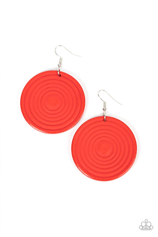 Caribbean Cymbal - Red - Paparazzi Accessories