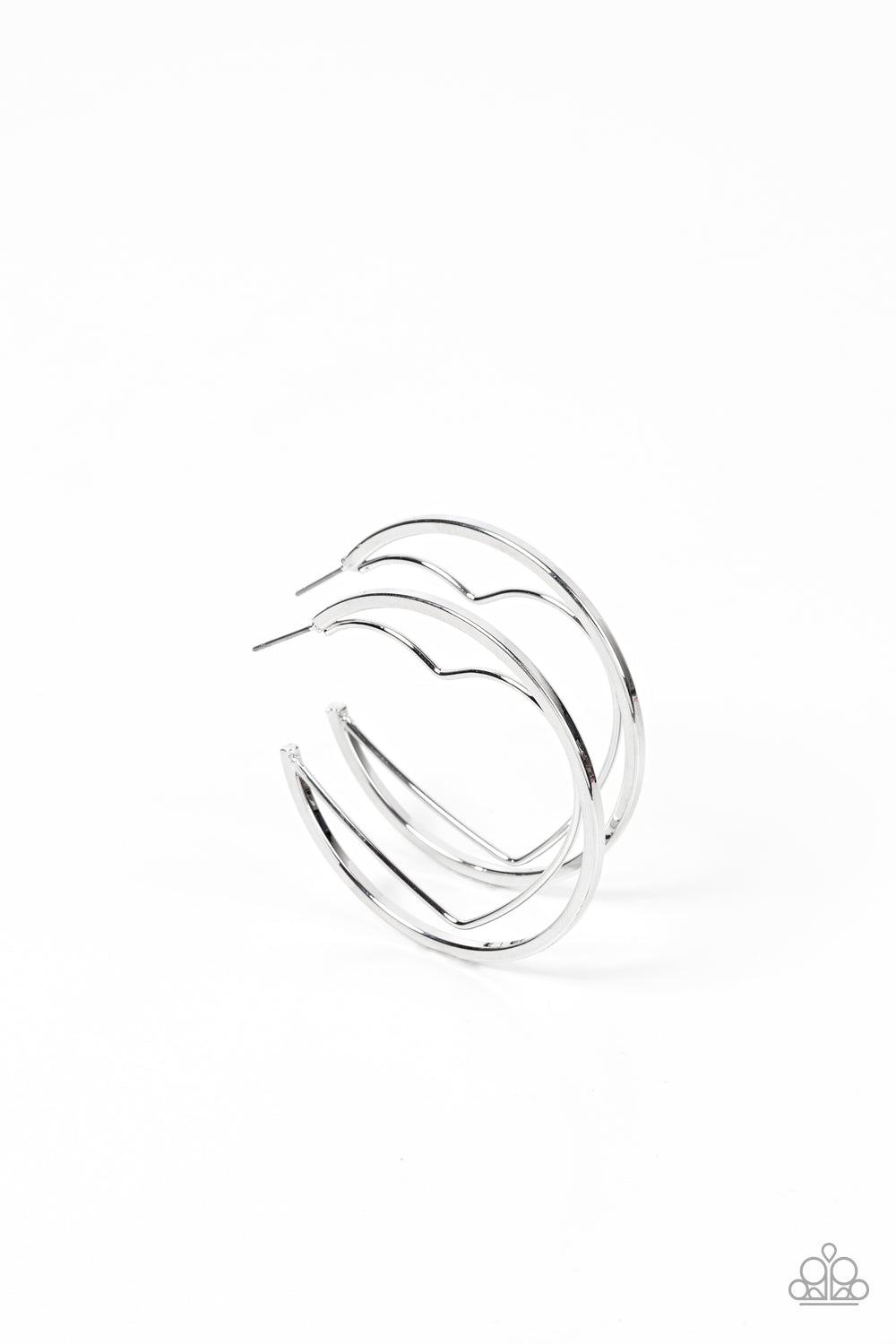 Love Goes Around - Silver - Paparazzi Accessories