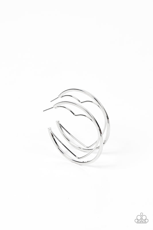 Love Goes Around - Silver - Paparazzi Accessories