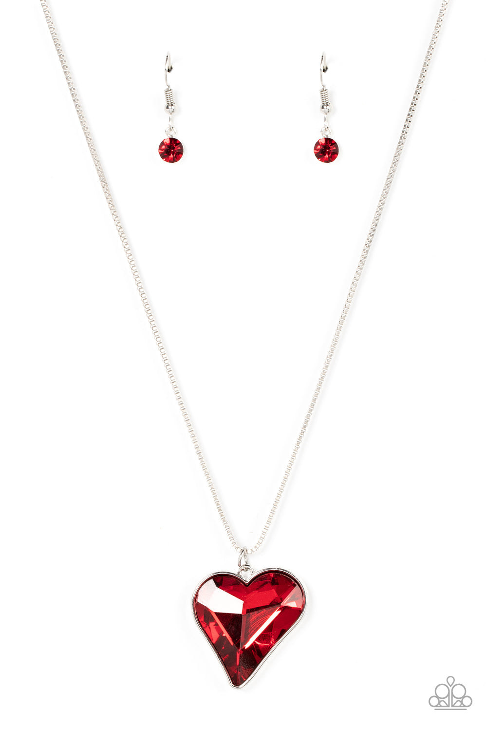 Lockdown My Heart - Red - Paparazzi Accessories