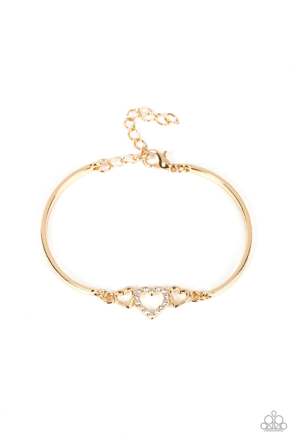 Cupids Confessions - Gold - Paparazzi Accessories