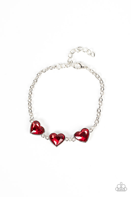 Little Heartbreaker - Red - Paparazzi Accessories