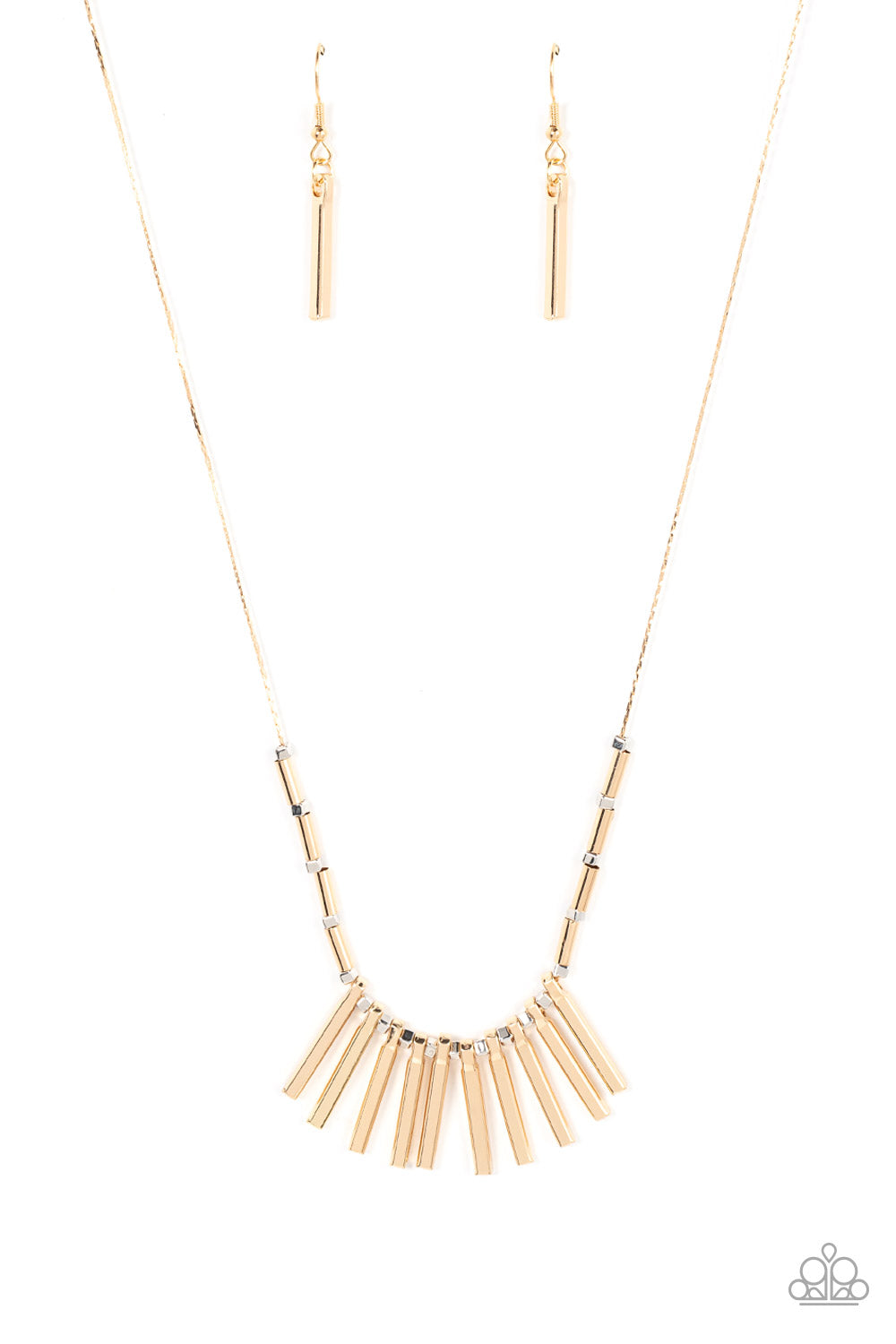 Rustic Hot Rod - Gold - Paparazzi Accessories