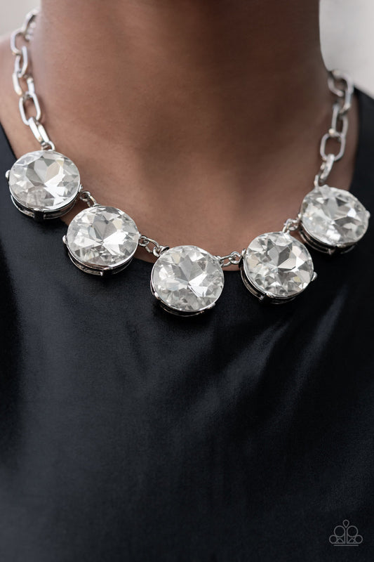 Limelight Luxury - White - Paparazzi Accessories