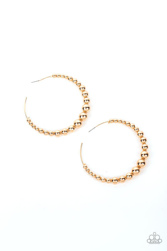 Show Off Your Curves - Gold - Paparazzi Accessories