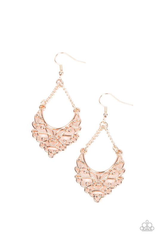 Sentimental Setting - Rose Gold - Paparazzi Accessories