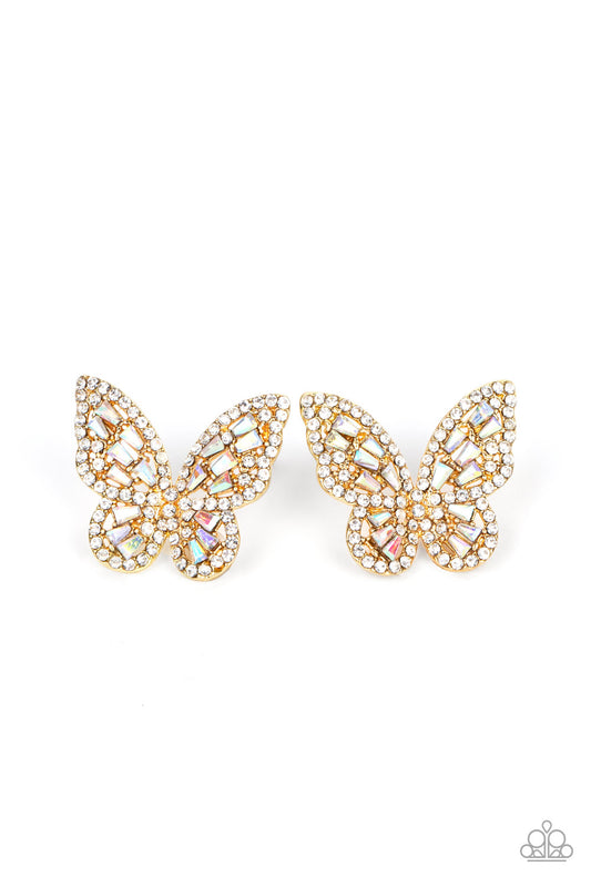 Smooth Like FLUTTER - Gold - Paparazzi Accessories