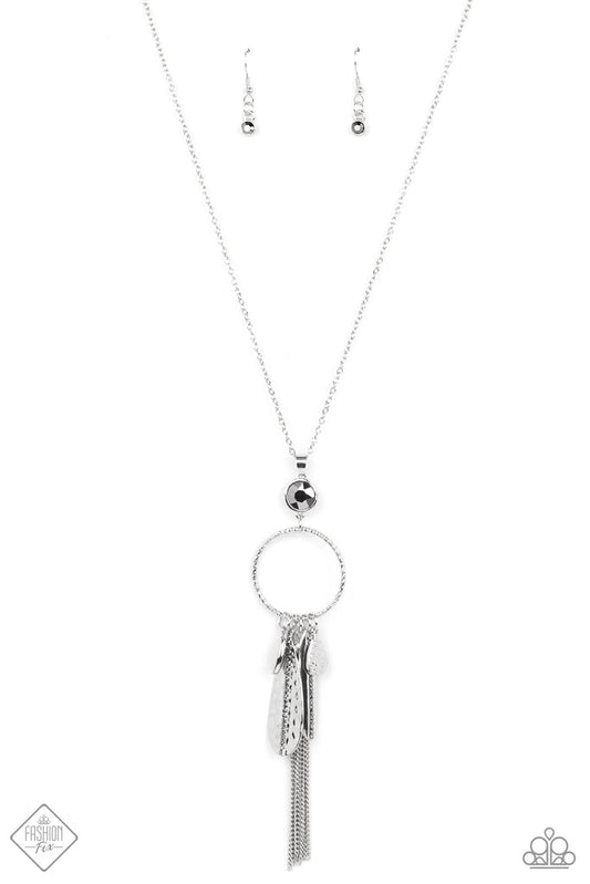 Tastefully Tasseled - Silver - Paparazzi Accessories