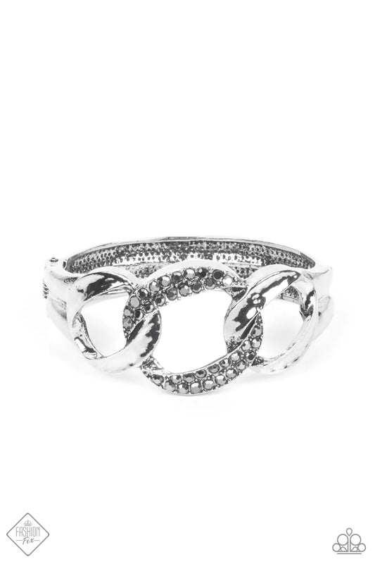 BOMBshell Squad - Silver - Paparazzi Accessories