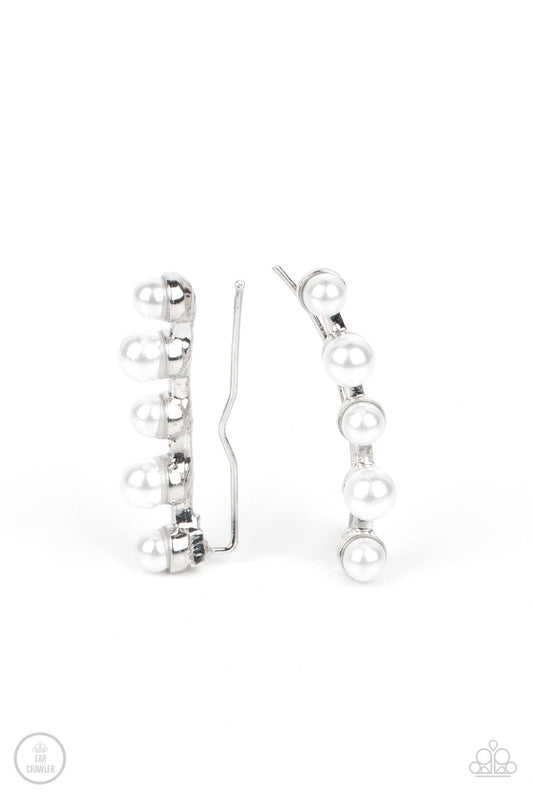 Drop-Top Attitude - White - Paparazzi Accessories
