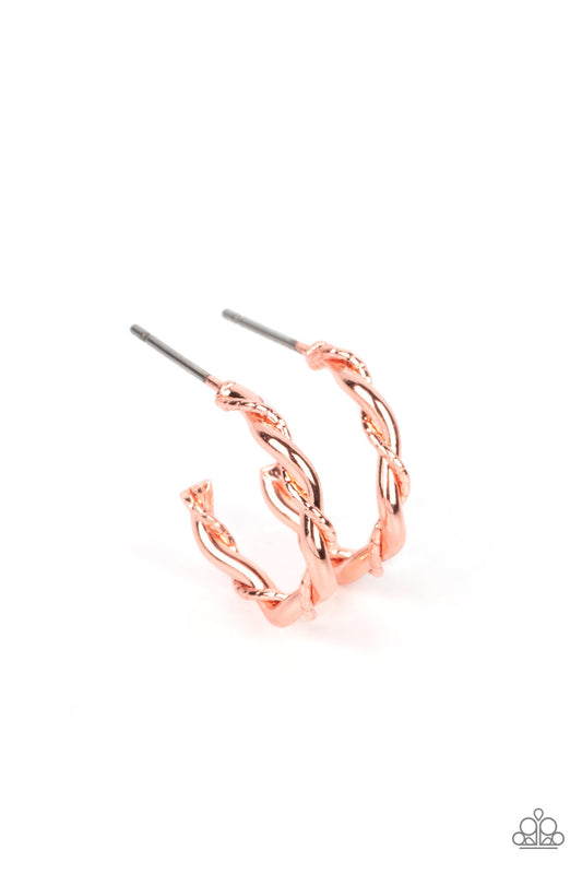 Irresistibly Intertwined - Copper - Paparazzi Accessories