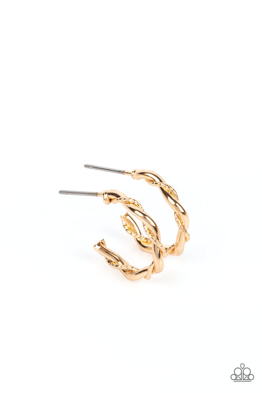 Irresistibly Intertwined - Gold - Paparazzi Accessories