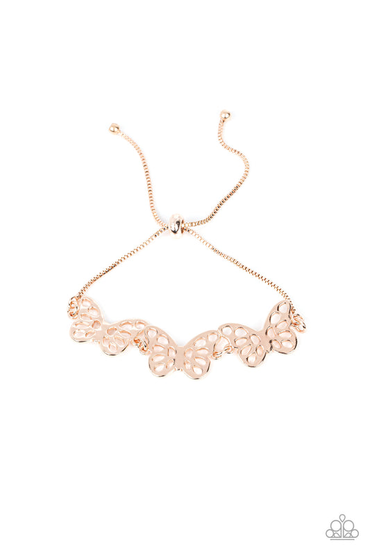 Put a WING on It - Rose Gold - Paparazzi Accessories