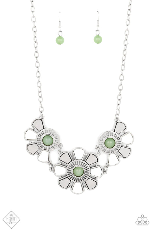 Aquatic Garden - Green - Paparazzi Accessories