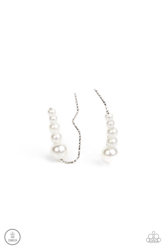 Dropping into Divine - White - Paparazzi Accessories
