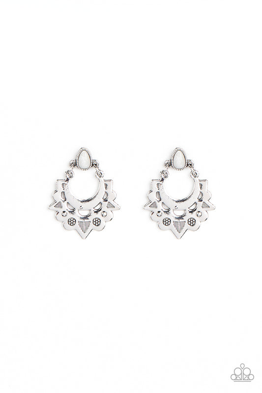 Earthy Zeal - White - Paparazzi Accessories