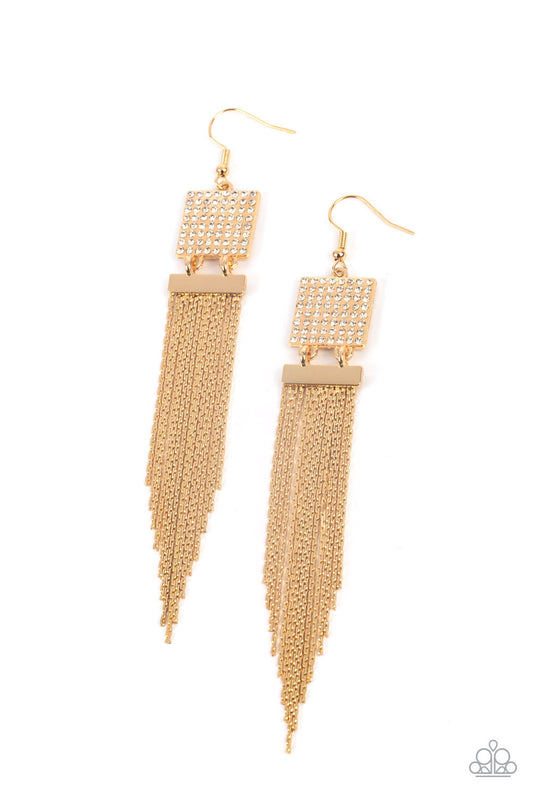 Dramatically Deco - Gold - Paparazzi Accessories