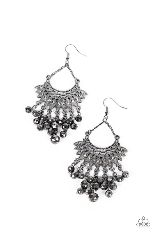Chromatic Cascade - Black - Paparazzi Accessories