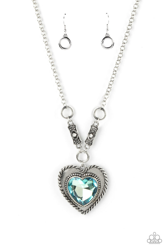 Heart Full of Fabulous - Blue - Paparazzi Accessories