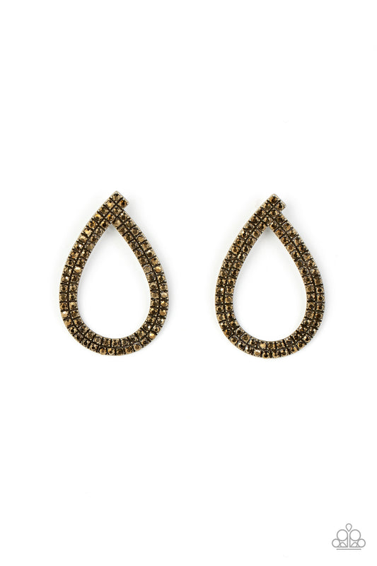 Diva Dust - Brass - Paparazzi Accessories