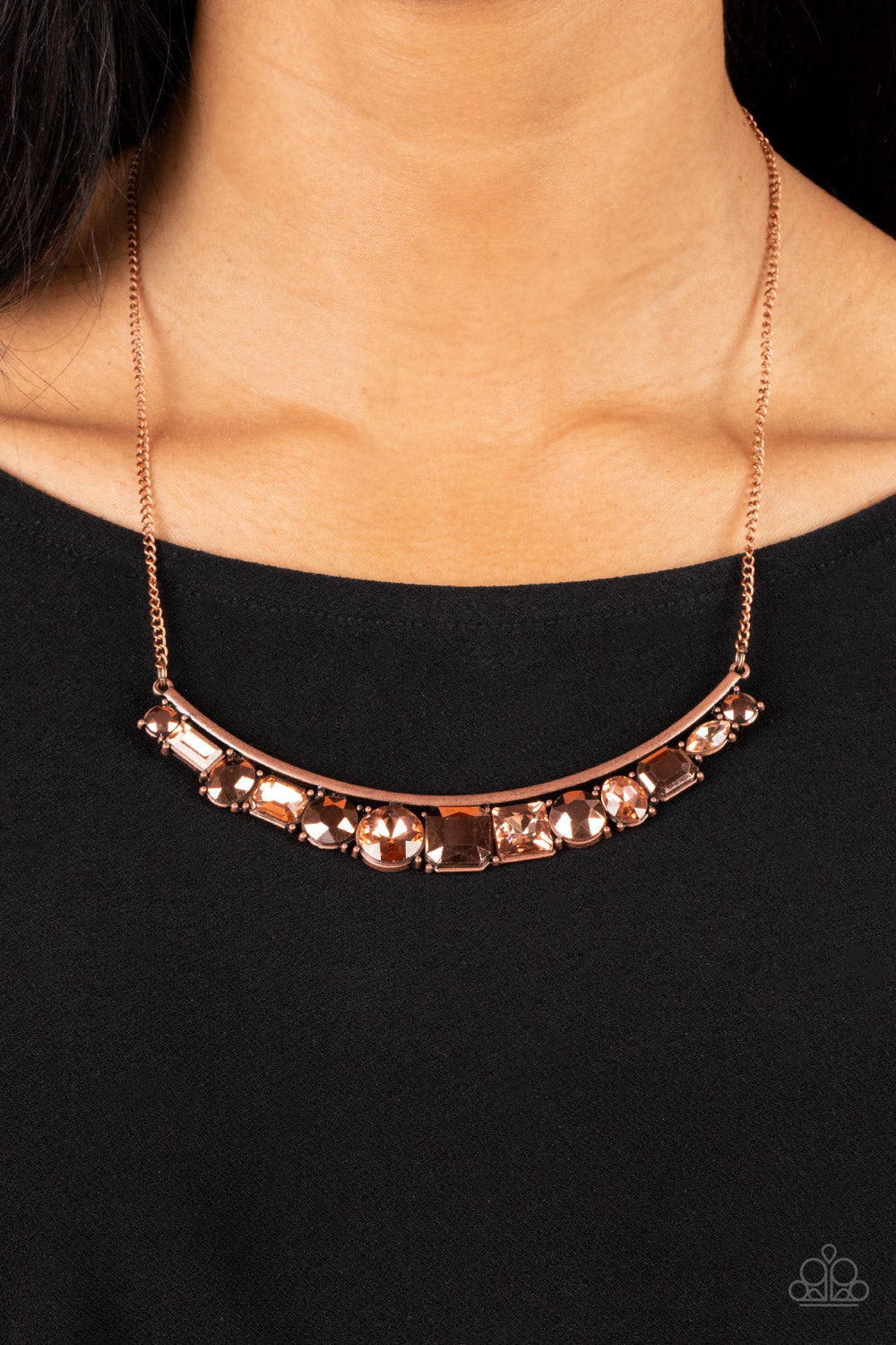 The Only SMOKE-SHOW in Town - Copper - Paparazzi Accessories