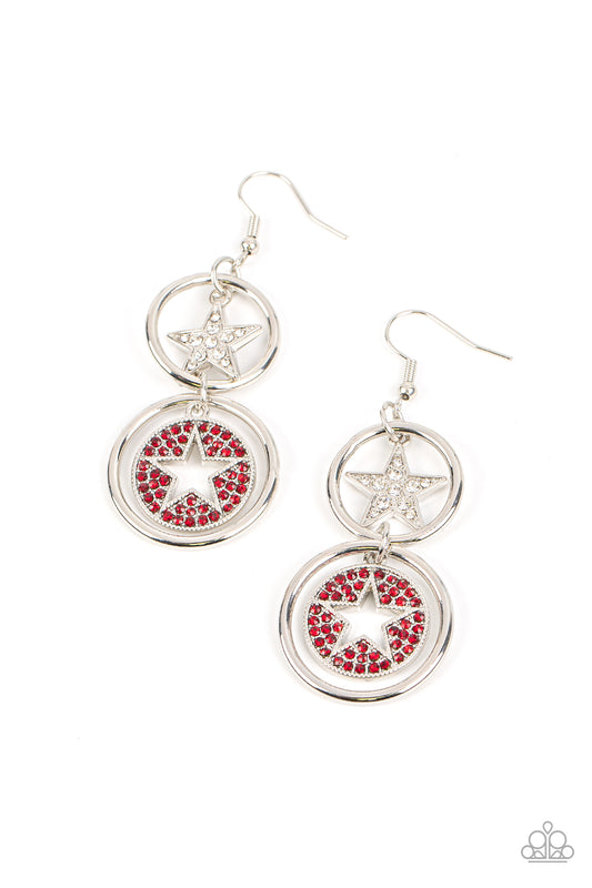 Liberty and SPARKLE for All - Red - Paparazzi Accessories