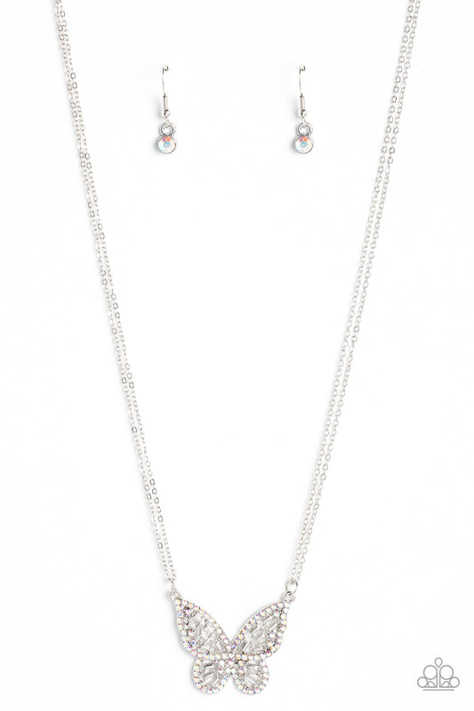 Baroque Butterfly - Multi - Paparazzi Accessories