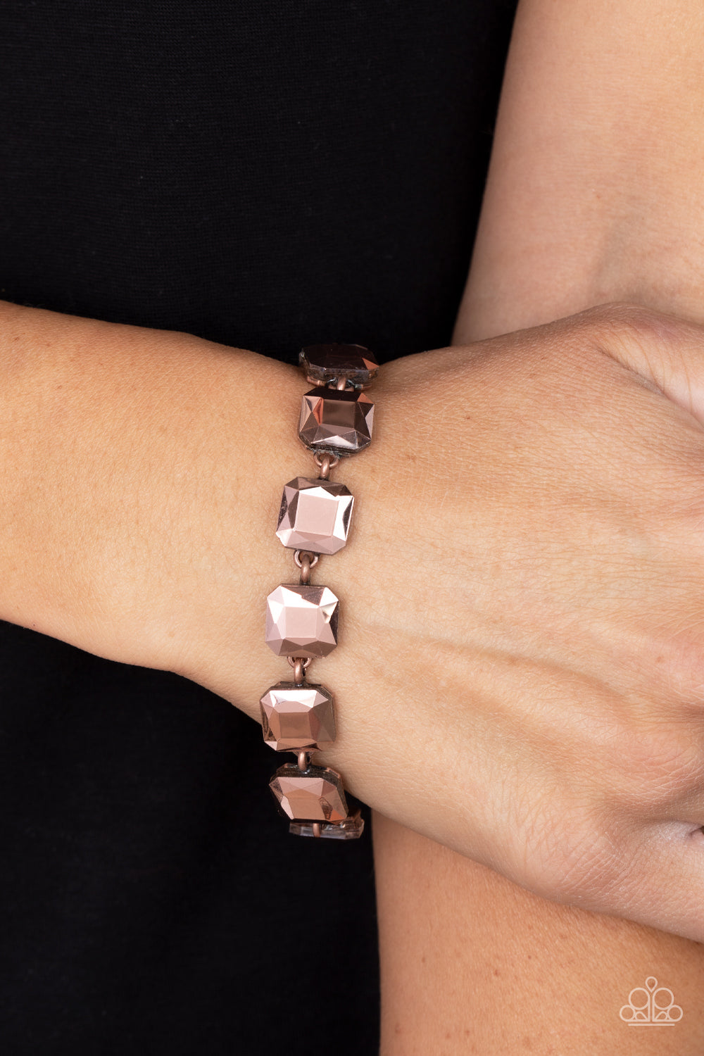 Mind-Blowing Bling - Copper - Paparazzi Accessories