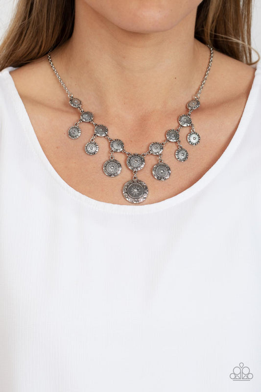 Sahara Stars - Silver - Paparazzi Accessories