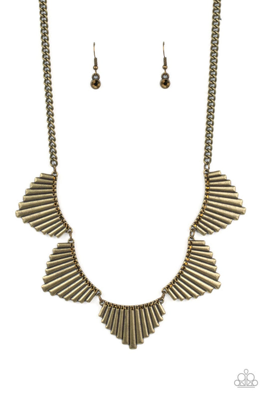 MANE Street - Brass - Paparazzi Accessories