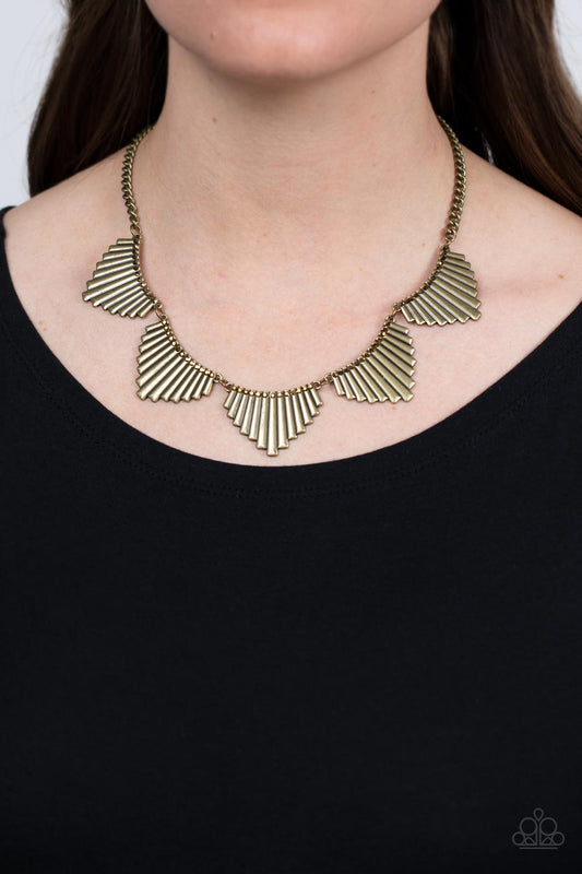 MANE Street - Brass - Paparazzi Accessories