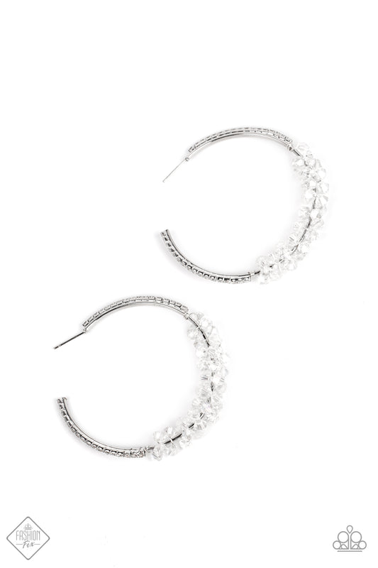 Bubble-Bursting Bling - White - Paparazzi Accessories