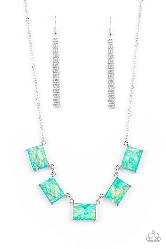 Opalescent Oblivion - Blue - Paparazzi Accessories