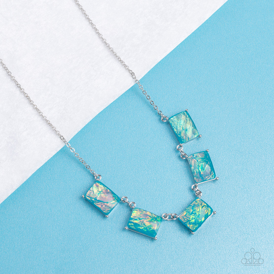 Opalescent Oblivion - Blue - Paparazzi Accessories