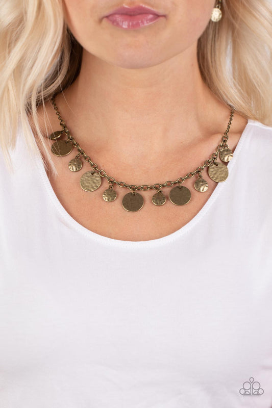 Model Medallions - Brass - Paparazzi Accessories