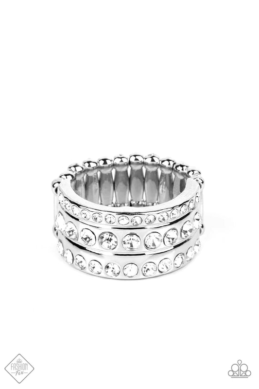 Privileged Poise - White - Paparazzi Accessories