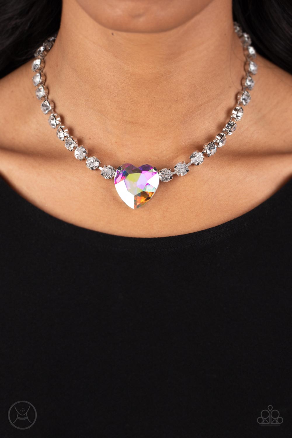 Heart in My Throat - Multi - Paparazzi Accessories