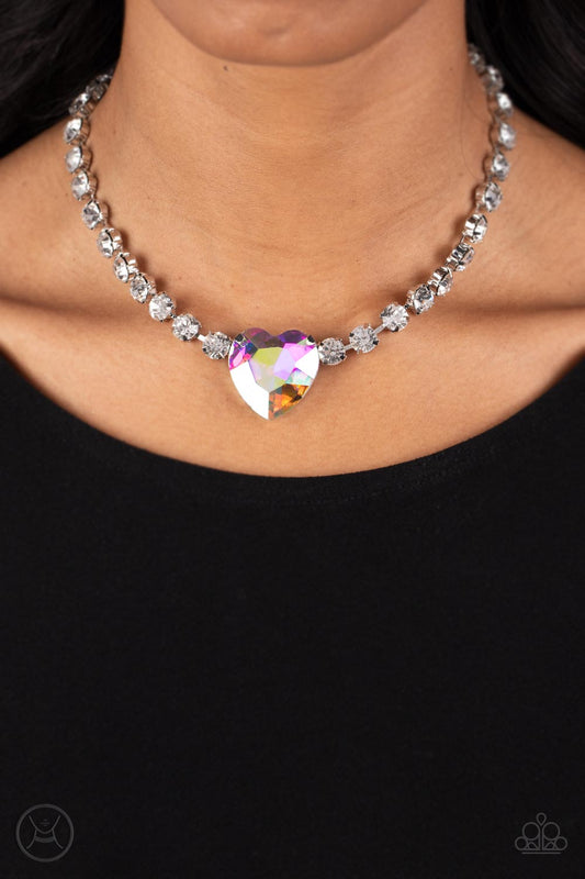 Heart in My Throat - Multi - Paparazzi Accessories