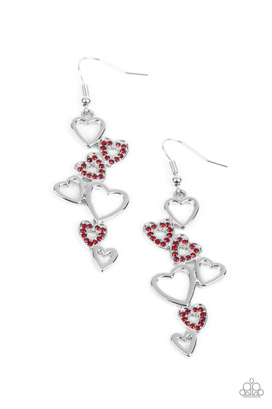 Sweetheart Serenade - Red - Paparazzi Accessories