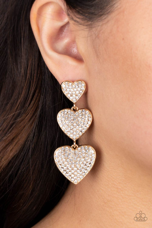 Couples Retreat - Gold - Paparazzi Accessories