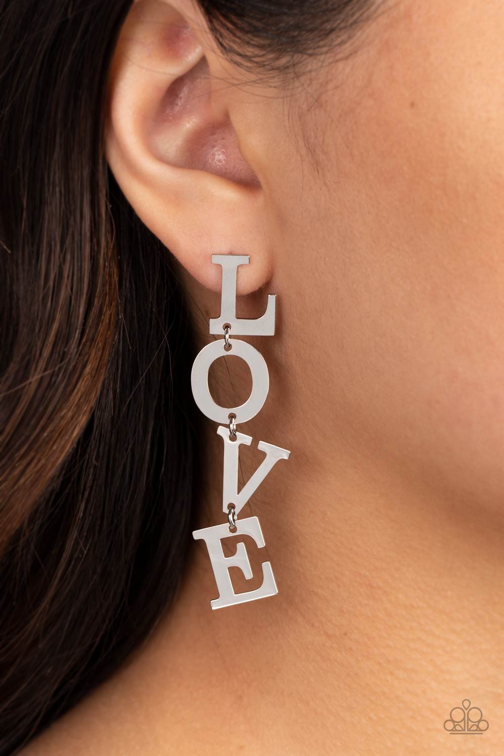 L-O-V-E - Silver - Paparazzi Accessories