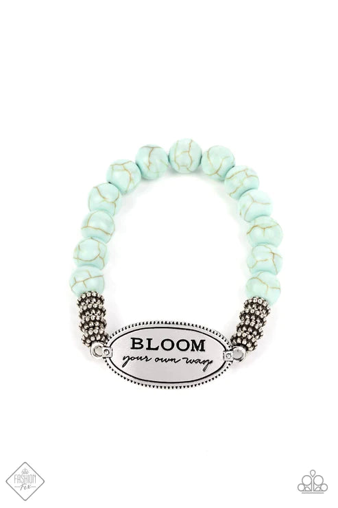 Bedouin Bloom - Blue - Paparazzi Accessories