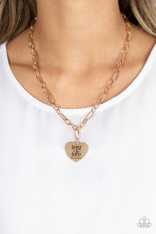 Perennial Proverbs - Gold - Paparazzi Accessories