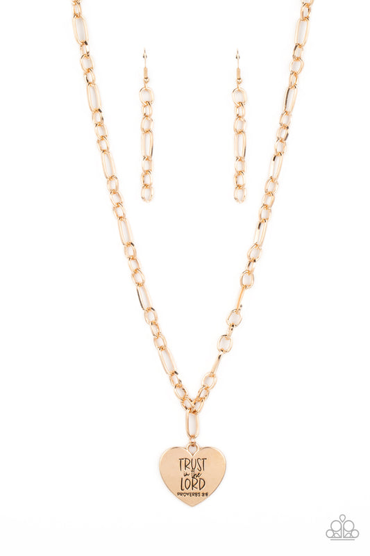 Perennial Proverbs - Gold - Paparazzi Accessories