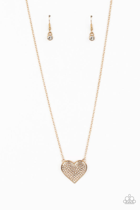 Spellbinding Sweetheart - Gold - Paparazzi Accessories