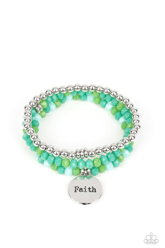 Fashionable Faith - Green - Paparazzi Accessories