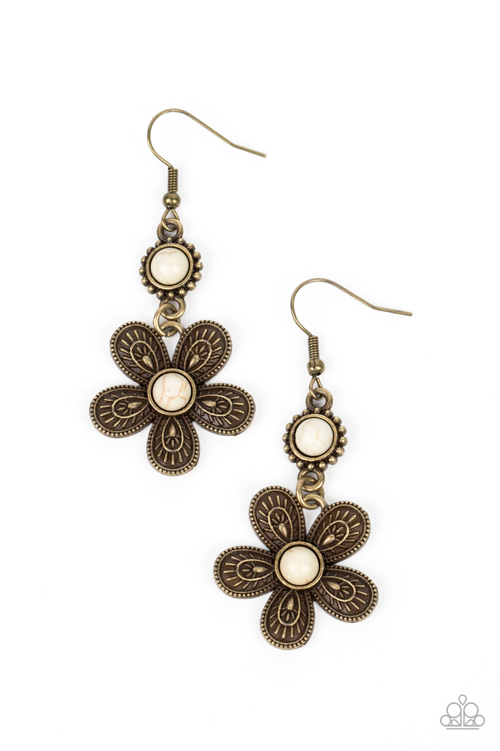 Free-Spirited Flourish - Brass - Paparazzi Accessories