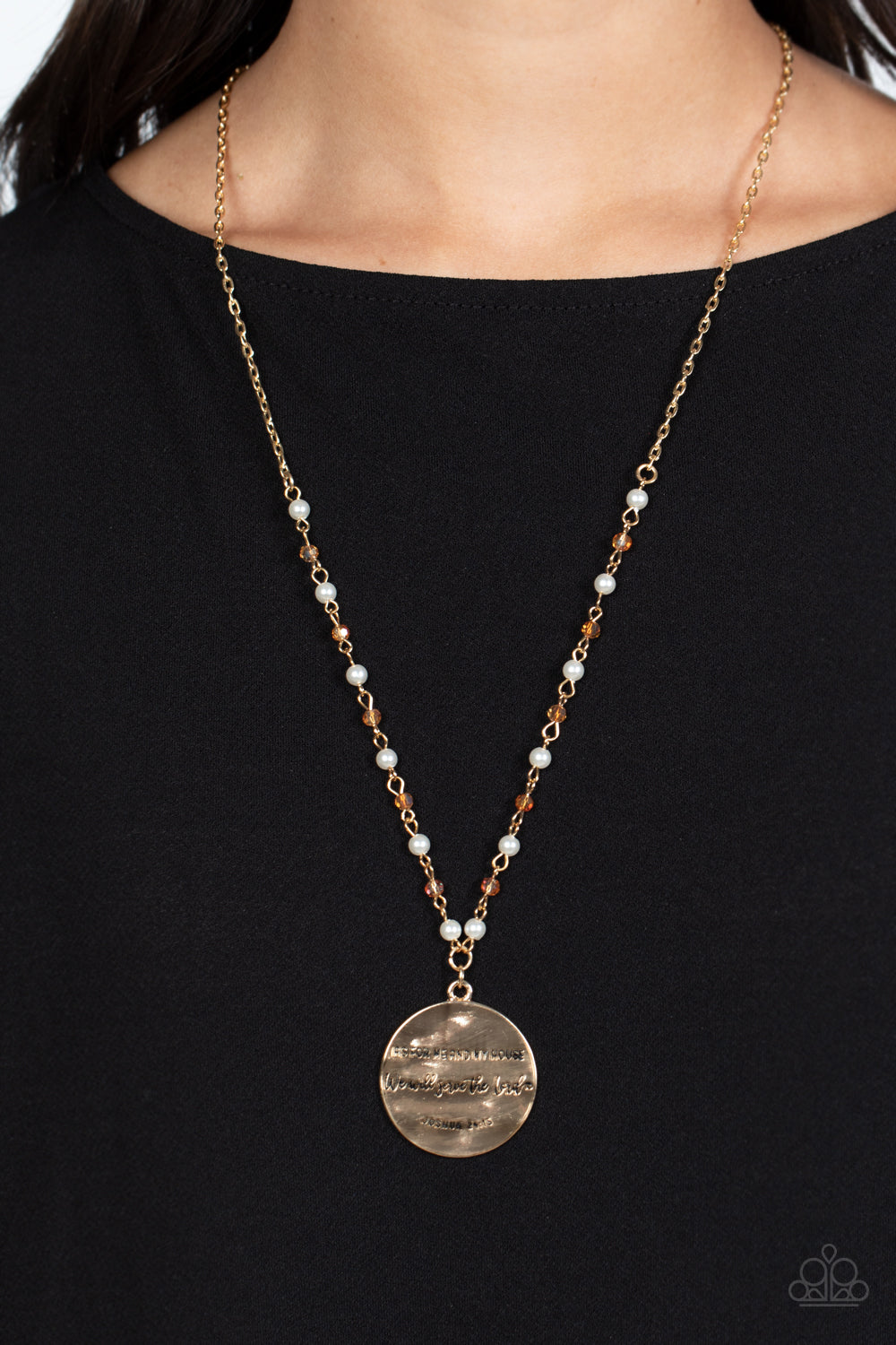 Serving the Lord - Gold - Paparazzi Accessories